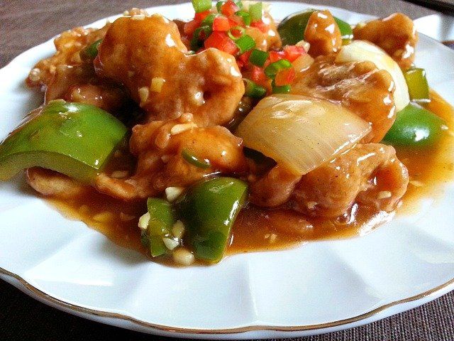 Zi-Zi recommendet and garlic sauce Asian chicken