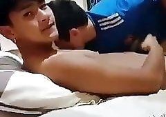 Brunette thai masturbate dick outdoor