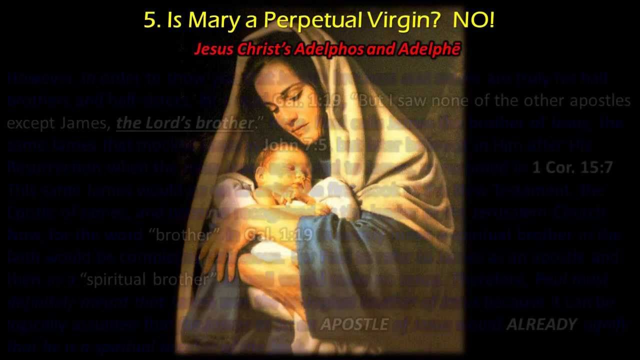 Real and perpetual virginity of mary