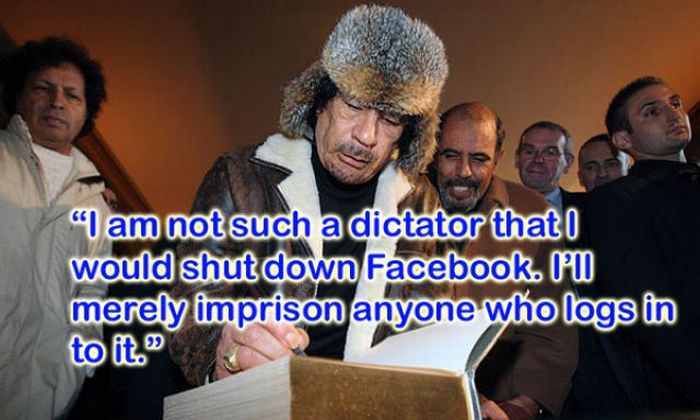 Funny quotes by gaddafi