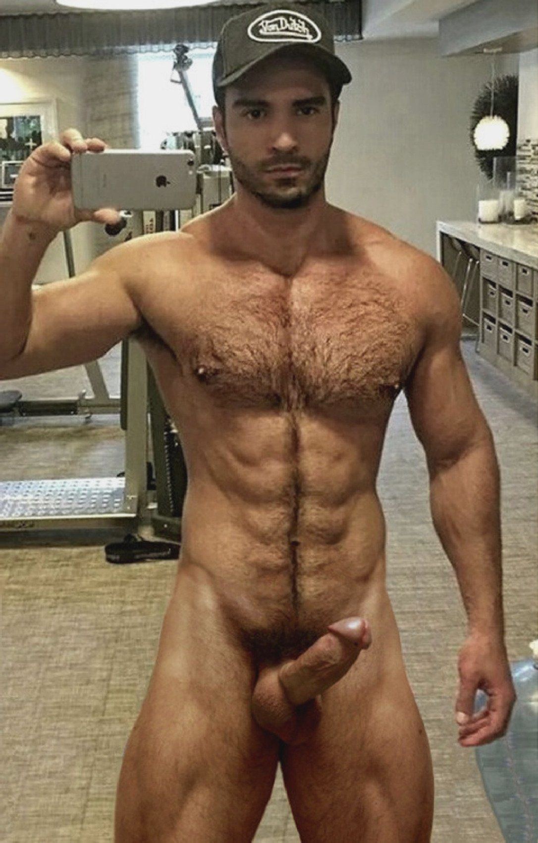 Cute naked muscular men