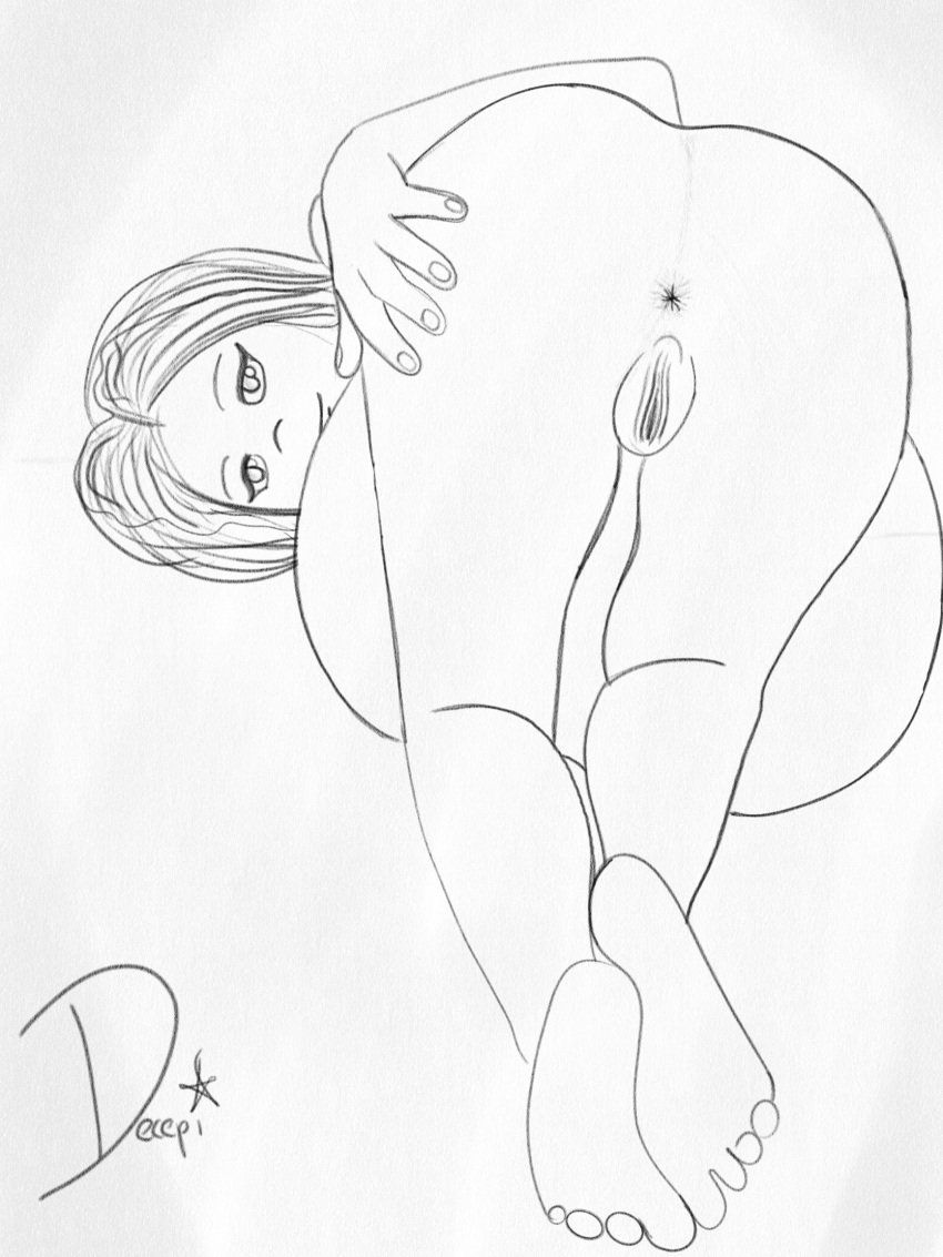 Draw naked girl pussy