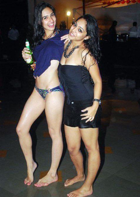 Indian girls partying nude