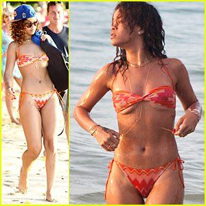 Terminator reccomend Rihanna bikini photos