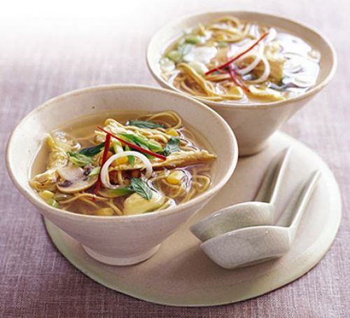 best of Recipes chicken Asian broth noodles