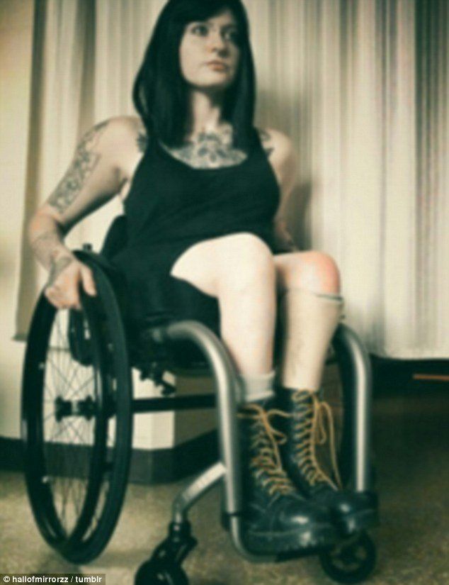 Dew D. reccomend Wheelchair woman sex pics