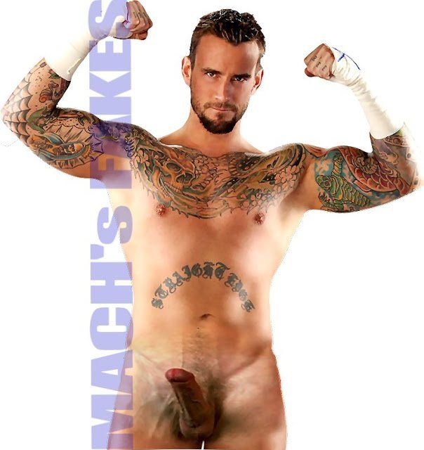 Cm punk naked fakes