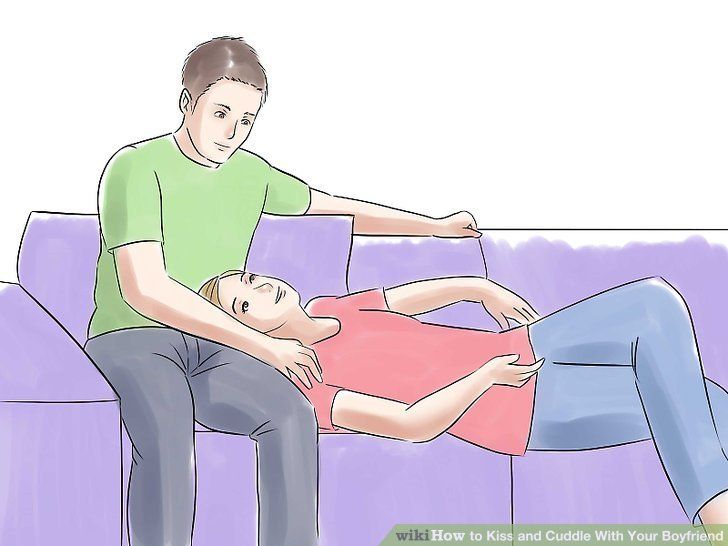 How to cuddle with a girl on the couch