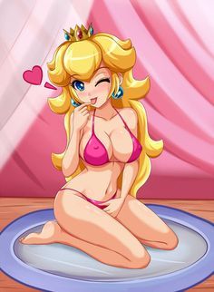 Sexy naked peach mario