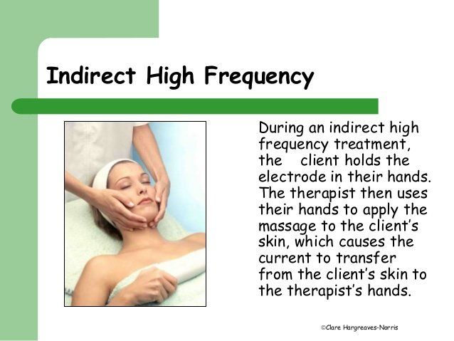 Benefits of high frequency facial