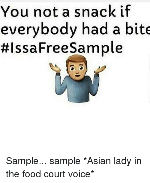Asian free sample