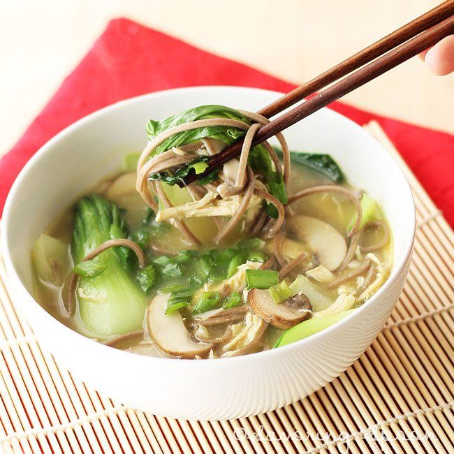 best of Recipes chicken Asian broth noodles