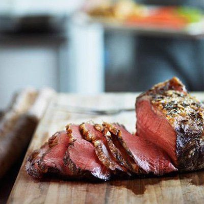 Beef loin strip roast