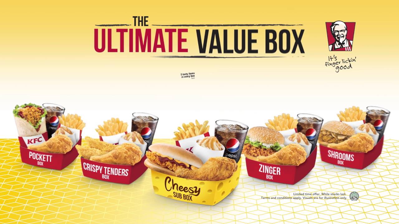 Kfc ultimate burger box