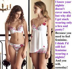 Bra feminization slut