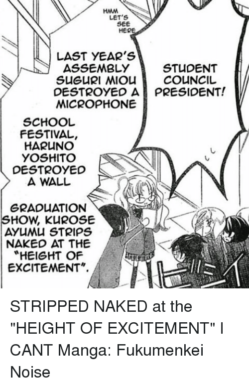 Stripped naked fight manga