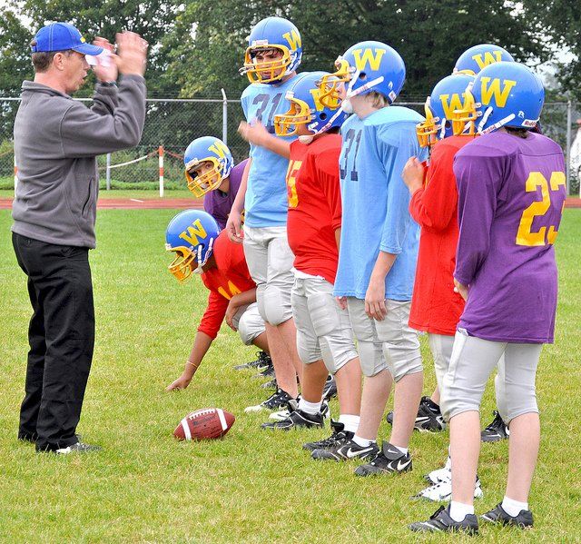 Coaching midget football