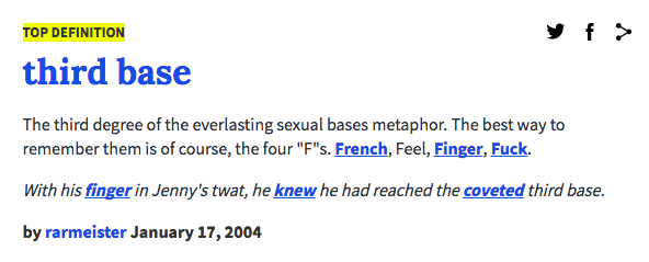 The B. reccomend Definition of french for sex