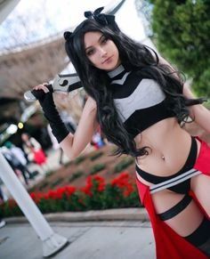 Hot sexy blazblue cosplay slut