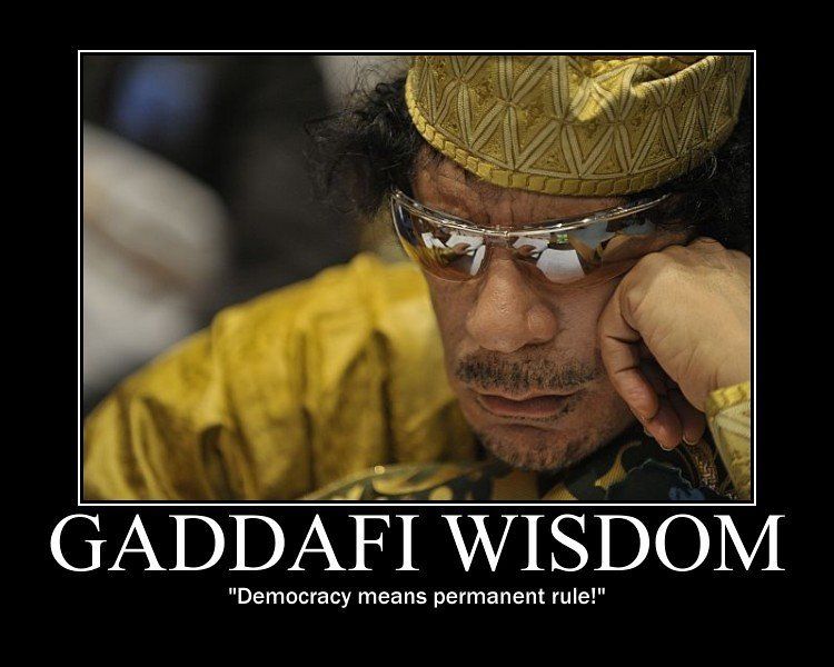 Duckling reccomend Funny quotes by gaddafi