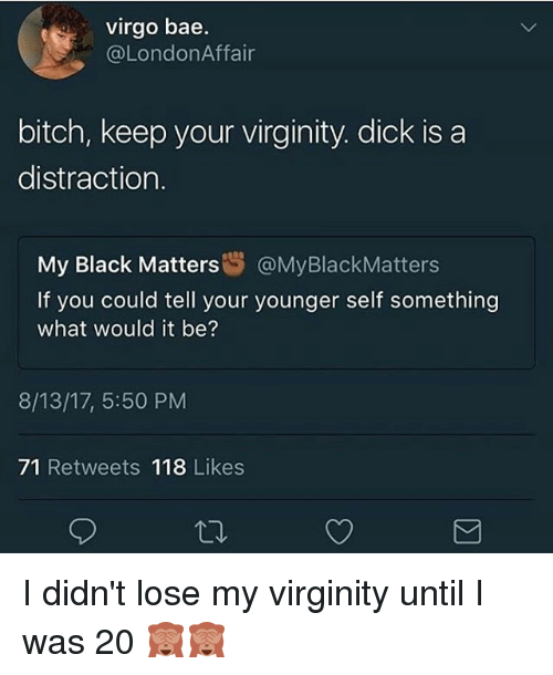 Keeping your virginity