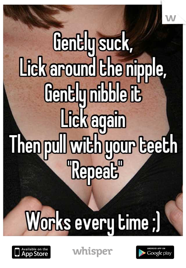 Boomstick reccomend Nibble lick nipples