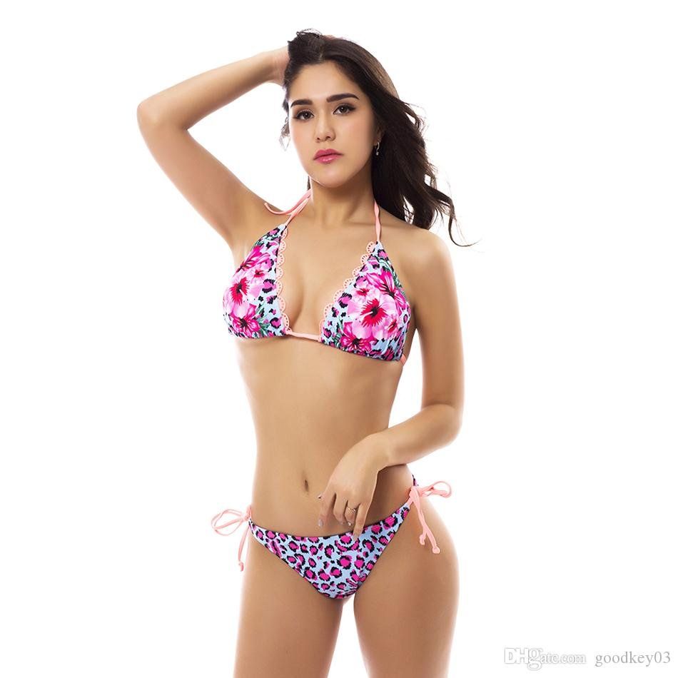 best of Print Pink bikini leopard